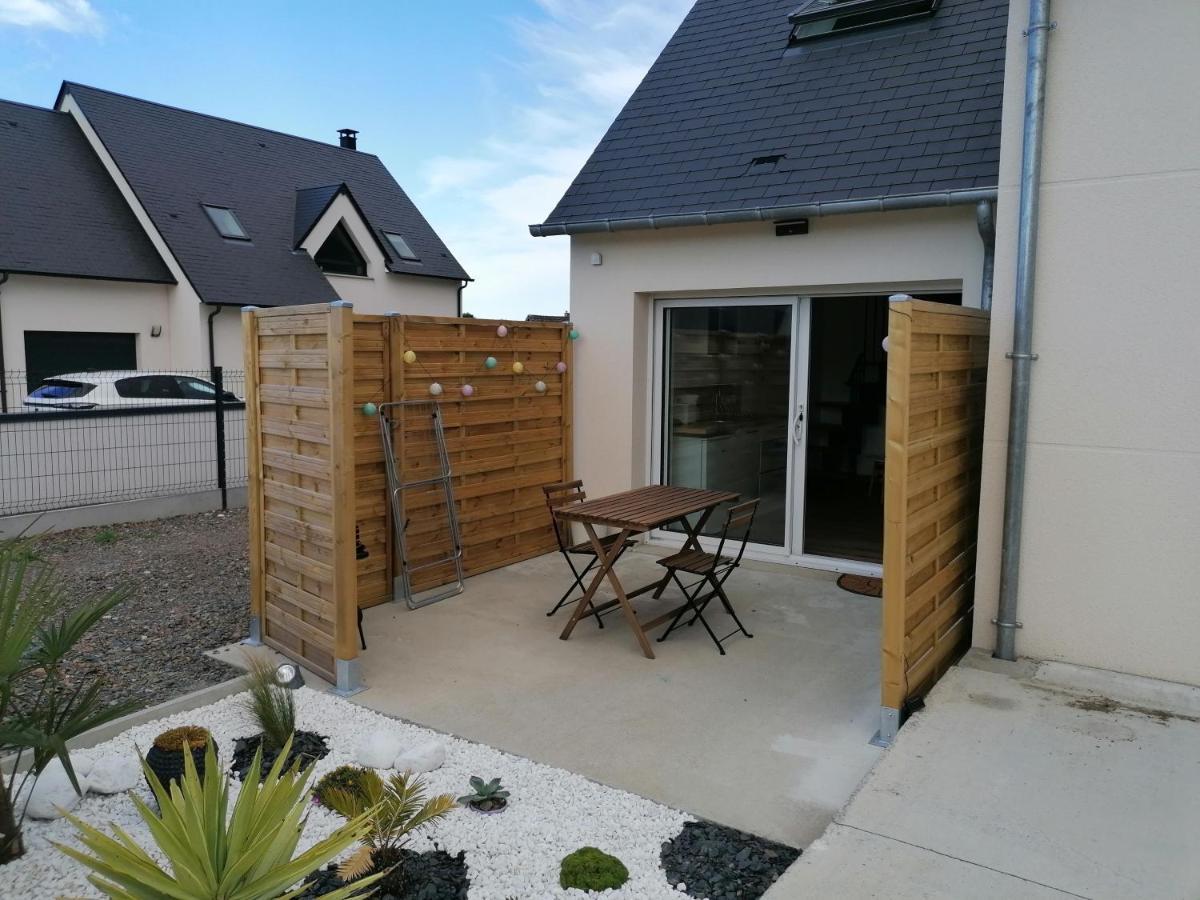 Les Pommiers Duplex Cosy Tout Confort Dans Maison Neuve Avec Terrasse Entree Independante 5 Mn De Bayeux Et 10 Mn Plage Du Debarquement Sommervieu Bagian luar foto