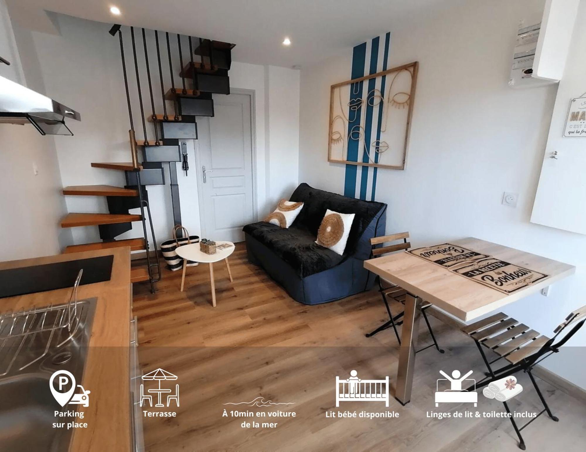 Les Pommiers Duplex Cosy Tout Confort Dans Maison Neuve Avec Terrasse Entree Independante 5 Mn De Bayeux Et 10 Mn Plage Du Debarquement Sommervieu Bagian luar foto